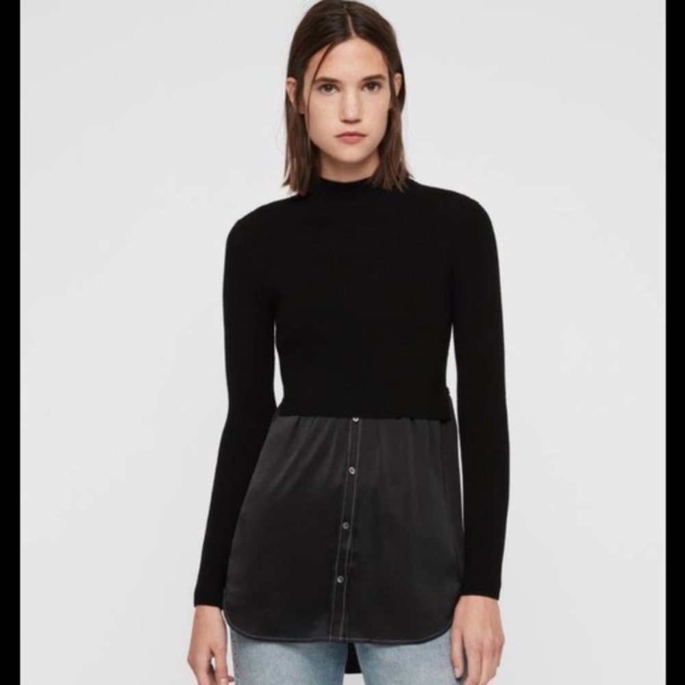 AllSaints Kowlo Shirt Jumper